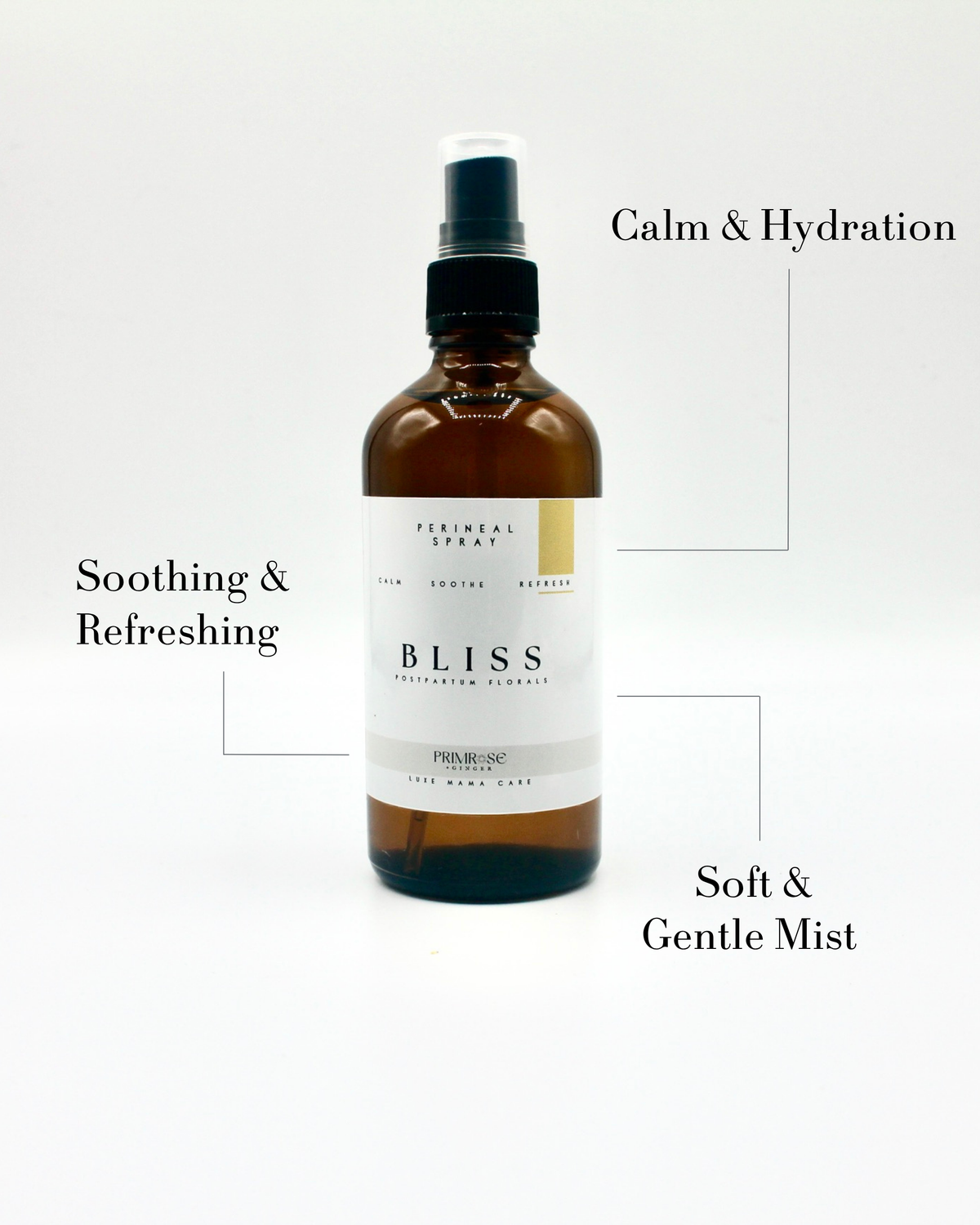 Bliss postpartum recovery spray with gentle chamomile botanical blend